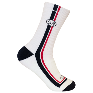 Upcycled Sports Crew Sock